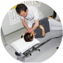 上部頸椎矯正の模様